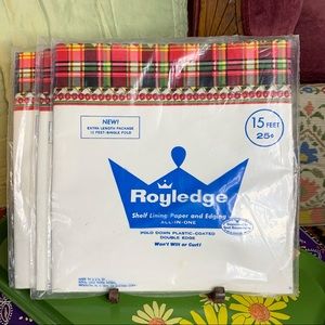 60s Tartan Shelf Paper by Royledge